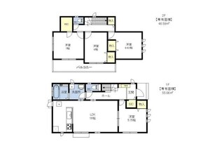 柏市布施新町三丁目戸建の物件間取画像